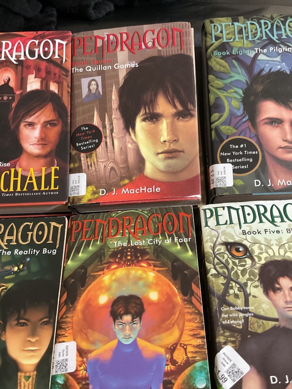 Pendragon series 6 books 3 paper bag 3 hardcover